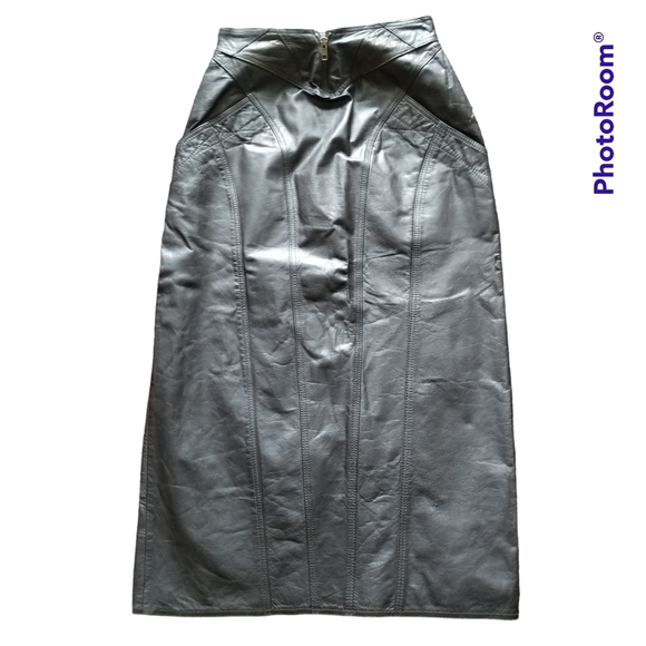 Faux leather skirt - Picture 11 of 11